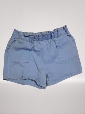 Grayson Threads Kids XL 14-16 Blue Paperbag Waist Shorts Elastic Casual Pockets
